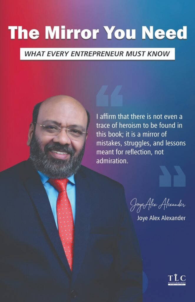 Book cover of The Mirror You Need, a business growth book for entrepreneurs